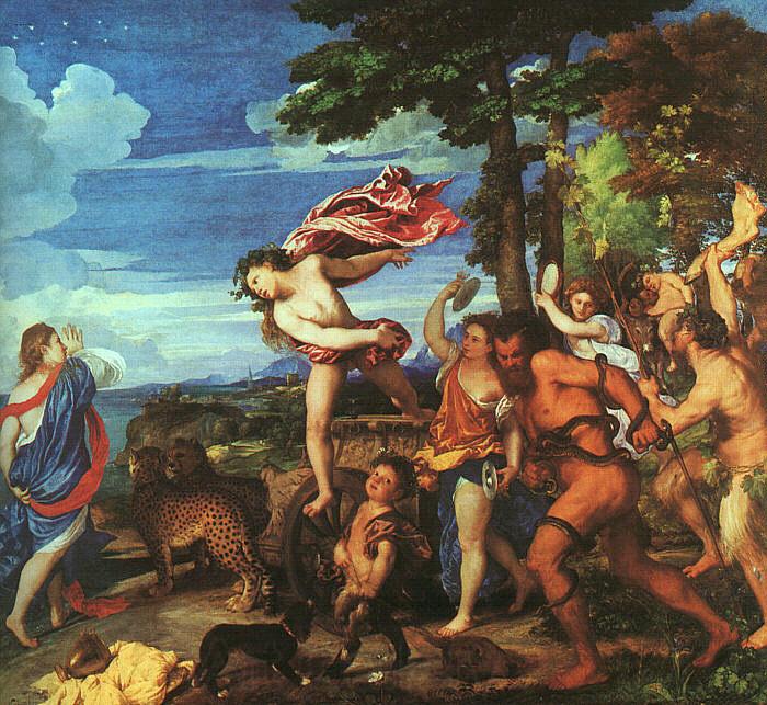  Titian Bacchus and Ariadne Germany oil painting art